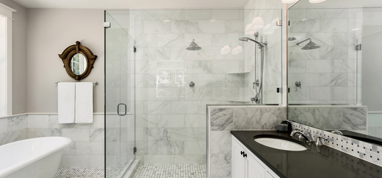 bathroom shower door installation in Lakeside